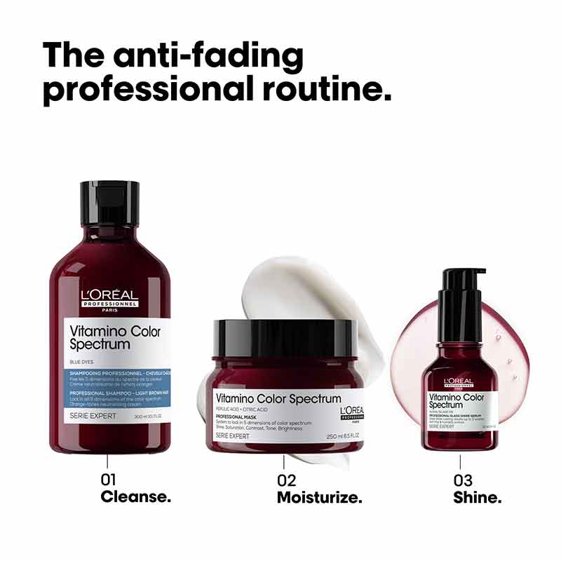 L'Oréal Professionnel Vitamino Color Spectrum Blue Tinted Shampoo for Light Brown Coloured Hair