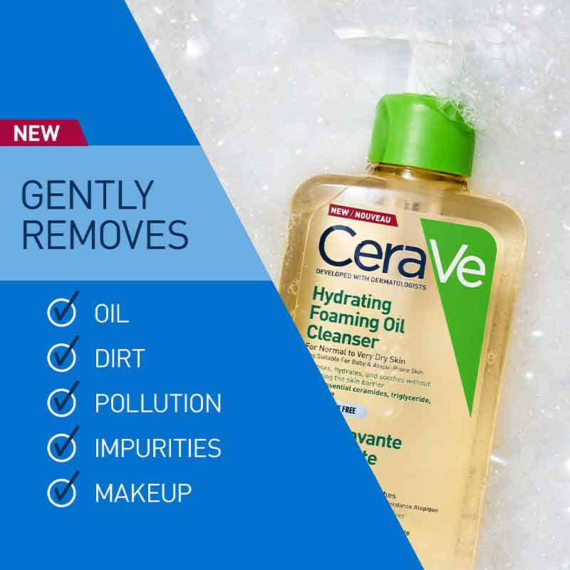 CeraVe Hydrating Foaming Oil Cleanser