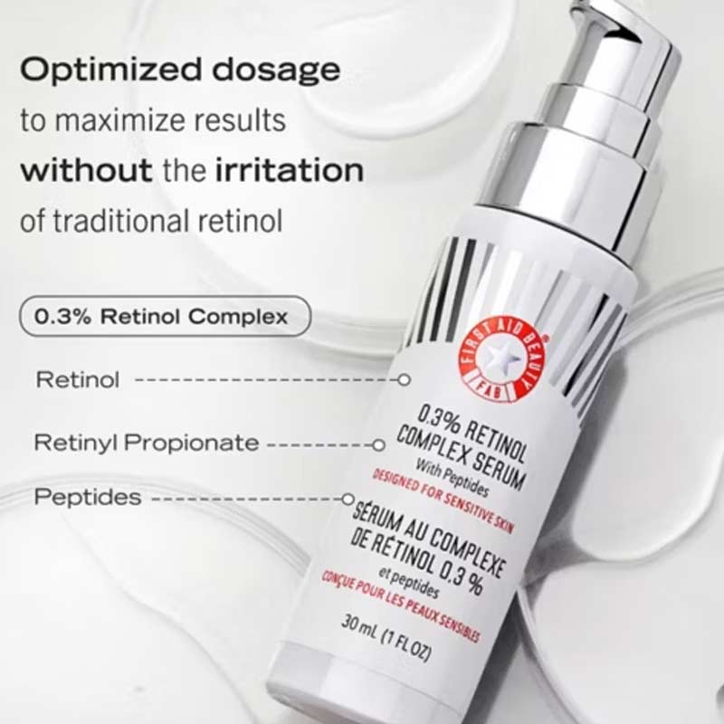 First Aid Beauty 0.3% Retinol Complex Serum with Peptides