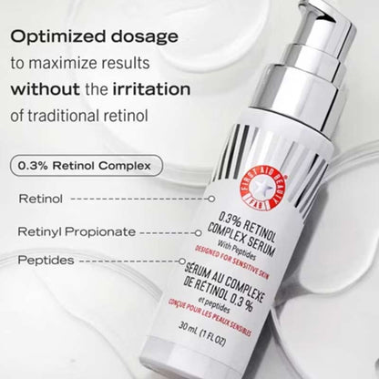 First Aid Beauty 0.3% Retinol Complex Serum with Peptides