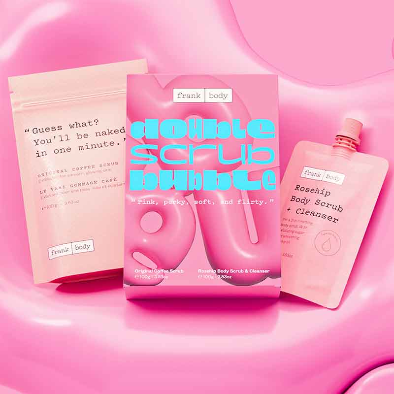 Frank Body Double Scrub Bubble Gift Set Discontinued