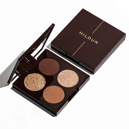 Hildun Beauty Luxe Eyeshadow Quad Naked Diamonds